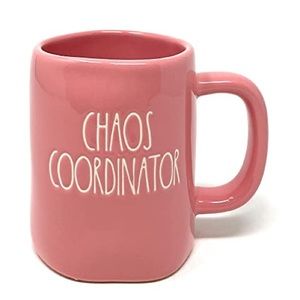 Rae Dunn Pink Chaos Coordinator mug